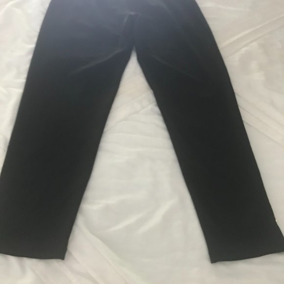 Michael Michael Kors Black Ankle Pants with Gold Hardware at Ankle, Size SM - Picture 5 of 5